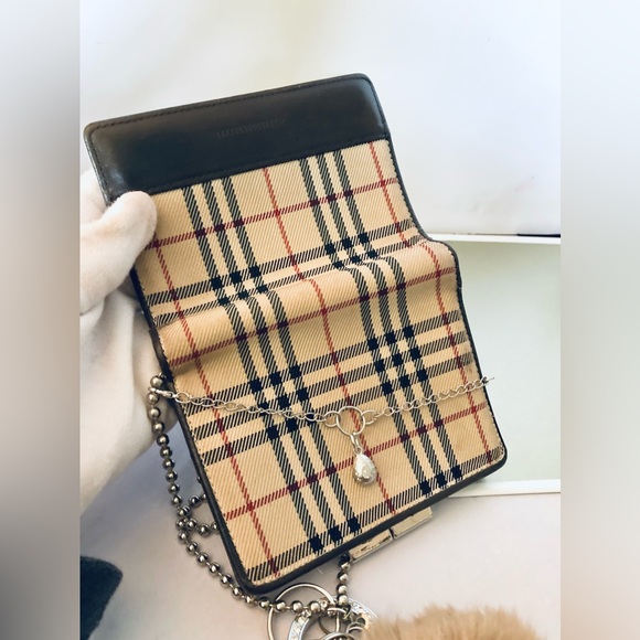 Burberry Nova Check Kisslock Compact Wallet - Picture 10 of 16